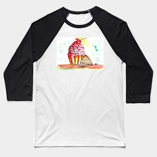 funny cupcake Baseball T-Shirt